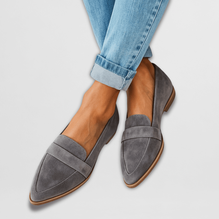 Pierrette | Chaussons orthopédiques en daim doux