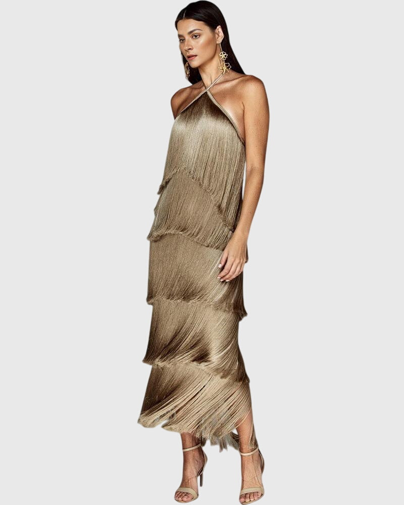 Monique | Robe à Franges